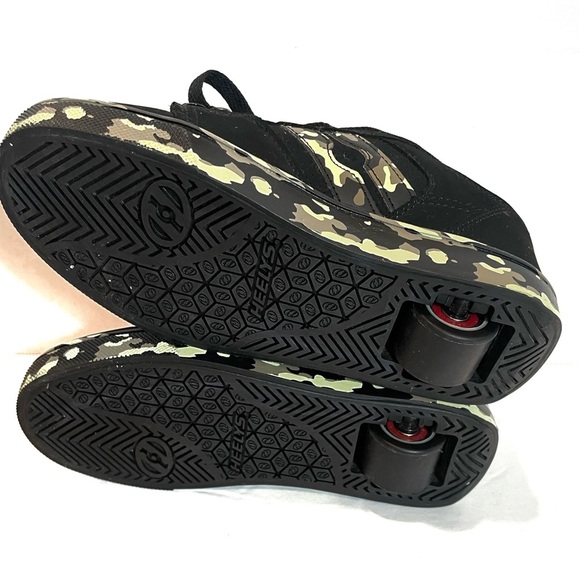 Heelys HES10321 Racer 20 Black Camo Roller Skating Lace Up Shoes Youth Boys Sz.2 - Picture 7 of 13